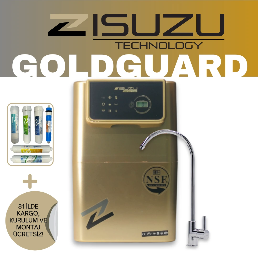 isuzu-technology-goldguard-1 ISUZU Dijital GoldGuard Su Arıtma Cihazı - Görsel 1